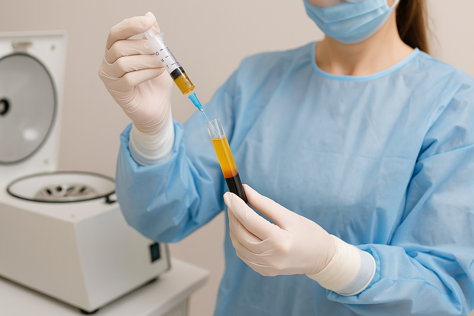 Enfermera cuidando a persona mayor